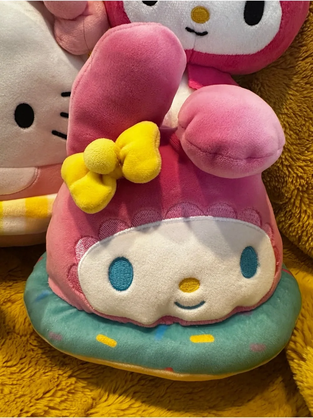 Sanrio Pink My Melody & Hello Kitty Plush Set - Kids Accessories